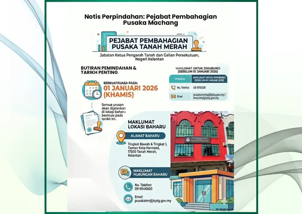 Perpindahan PUSAKA Machang